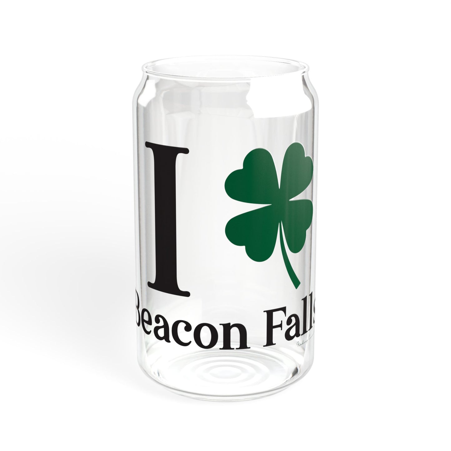 I Clover Beacon Falls Sipper Glass, 16oz