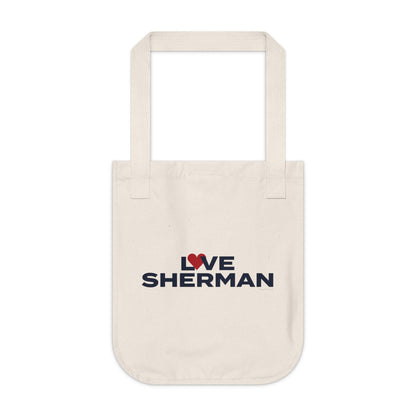Love Sherman Organic Canvas Tote Bag