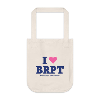 I Heart BRPT Organic Canvas Tote Bag