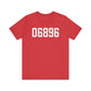 06896 Redding CT Zip Code Unisex Jersey Short Sleeve T-Shirt