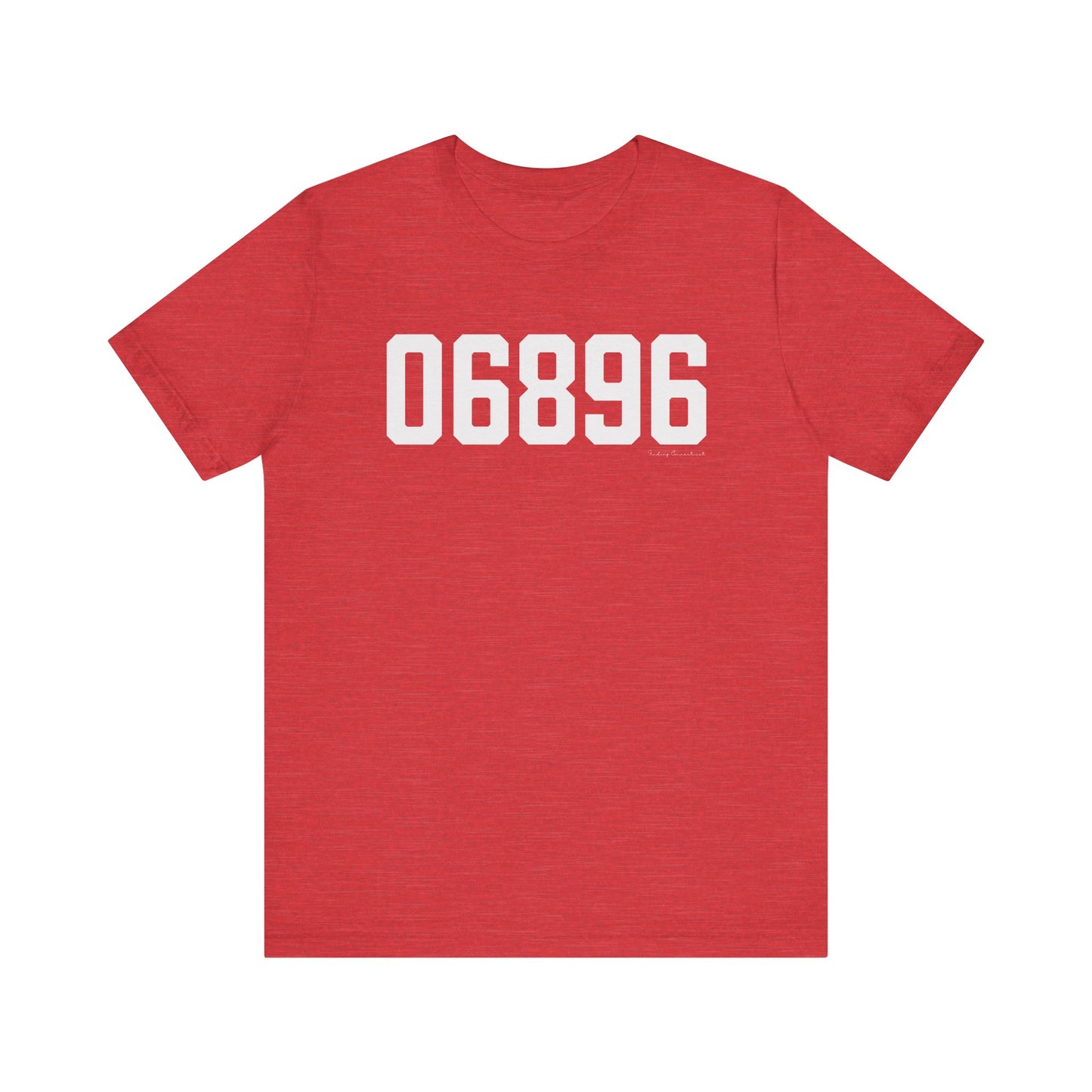 06896 Redding CT Zip Code Unisex Jersey Short Sleeve T-Shirt