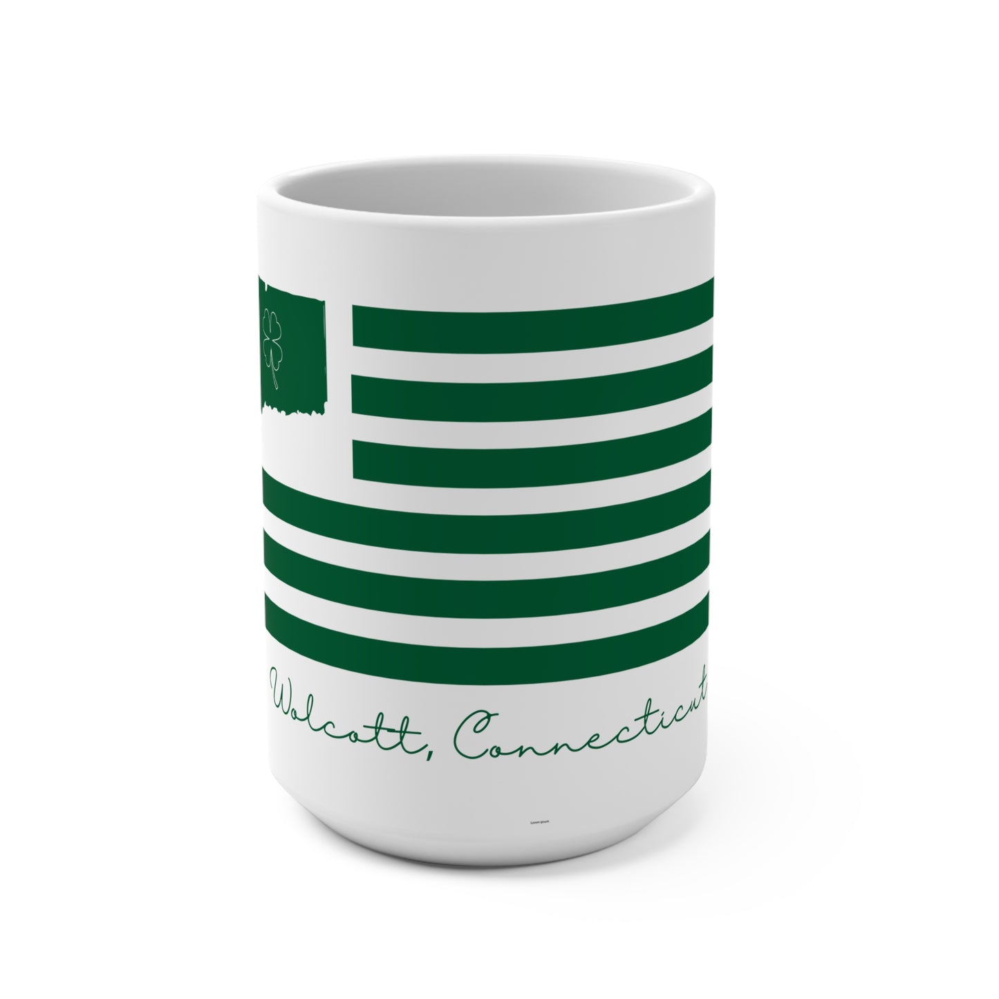 Wolcott Connecticut St. Patrick’s Day Flag Mug 15oz