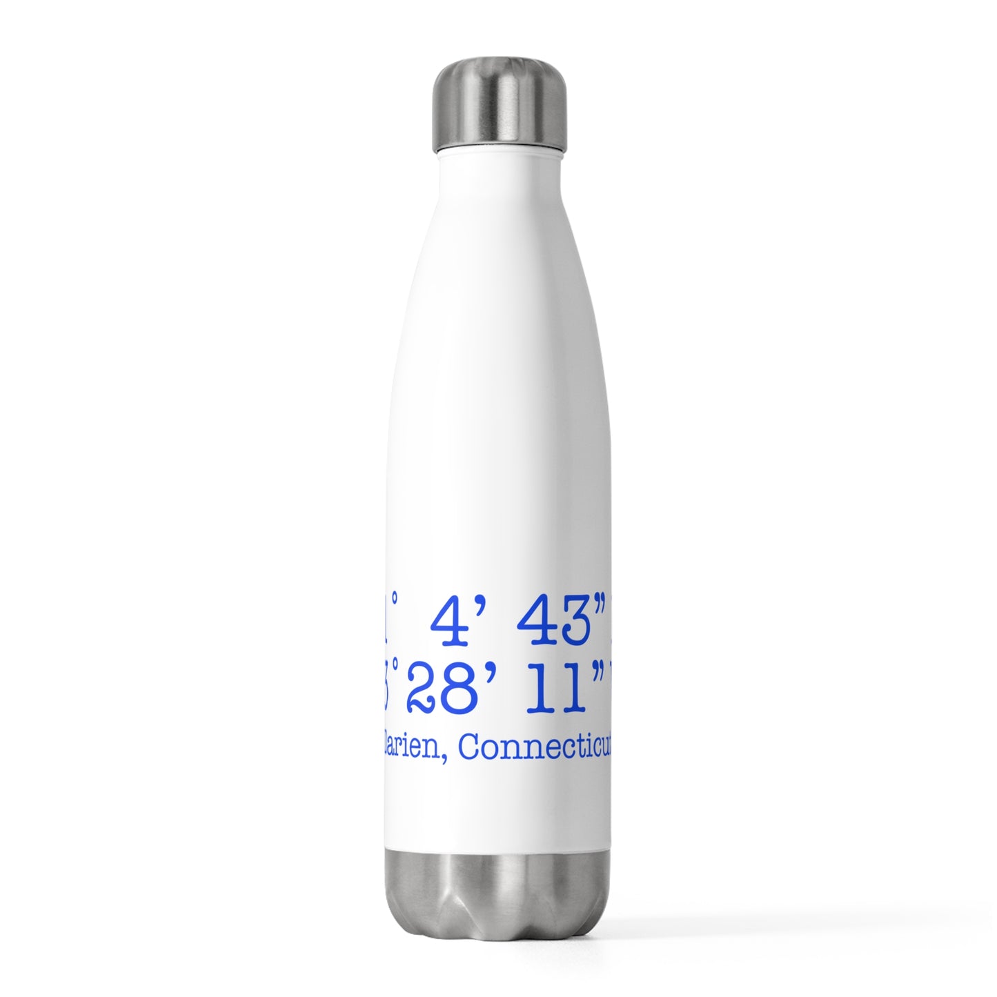 Darien Coordinates 20oz Insulated Bottle