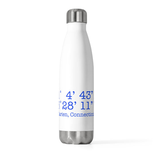 Darien Coordinates 20oz Insulated Bottle