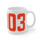 06903 Stamford Connecticut Zip Code Mug 11oz