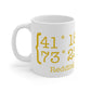 Redding Coordinates Mug 11oz