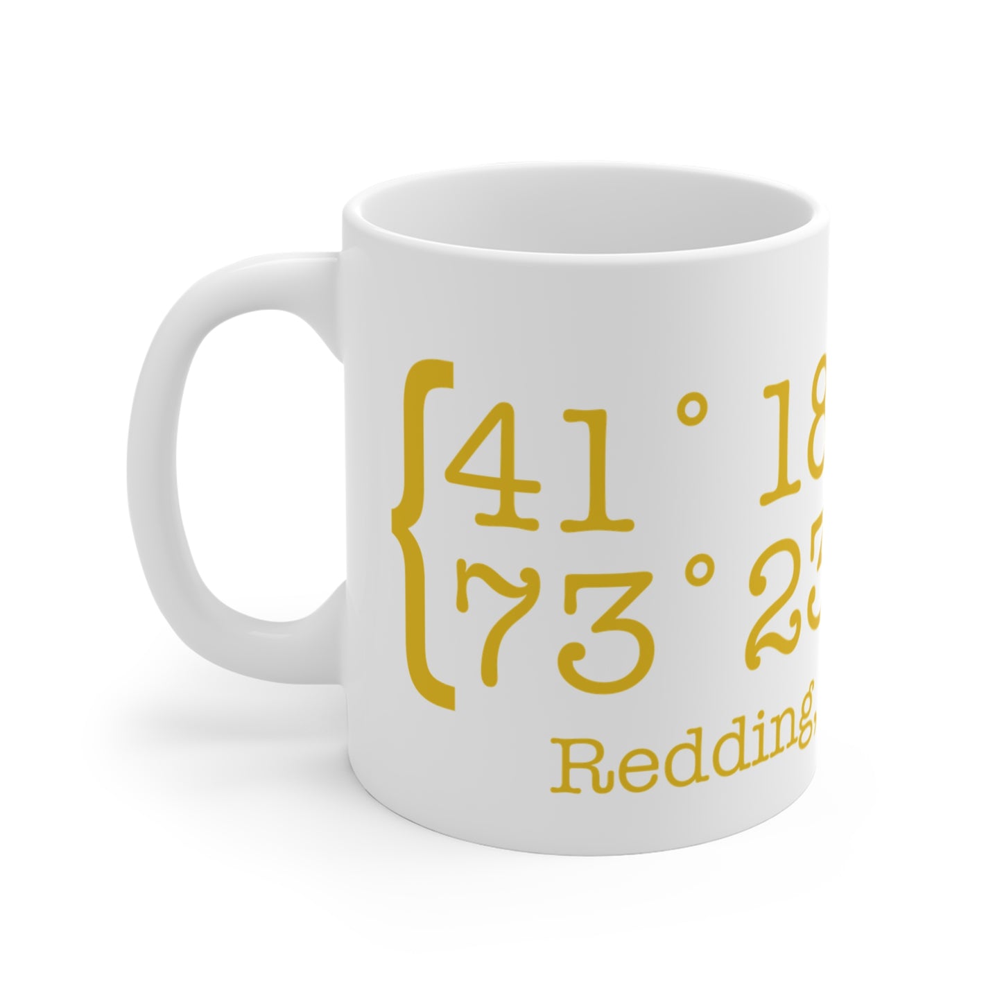 Redding Coordinates Mug 11oz