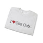 I Heart Cos Cob. Unisex Heavy Blend™ Crewneck Sweatshirt