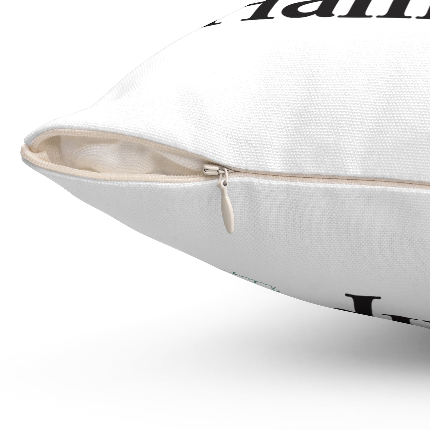 I Clover Hampton Spun Polyester Square Pillow