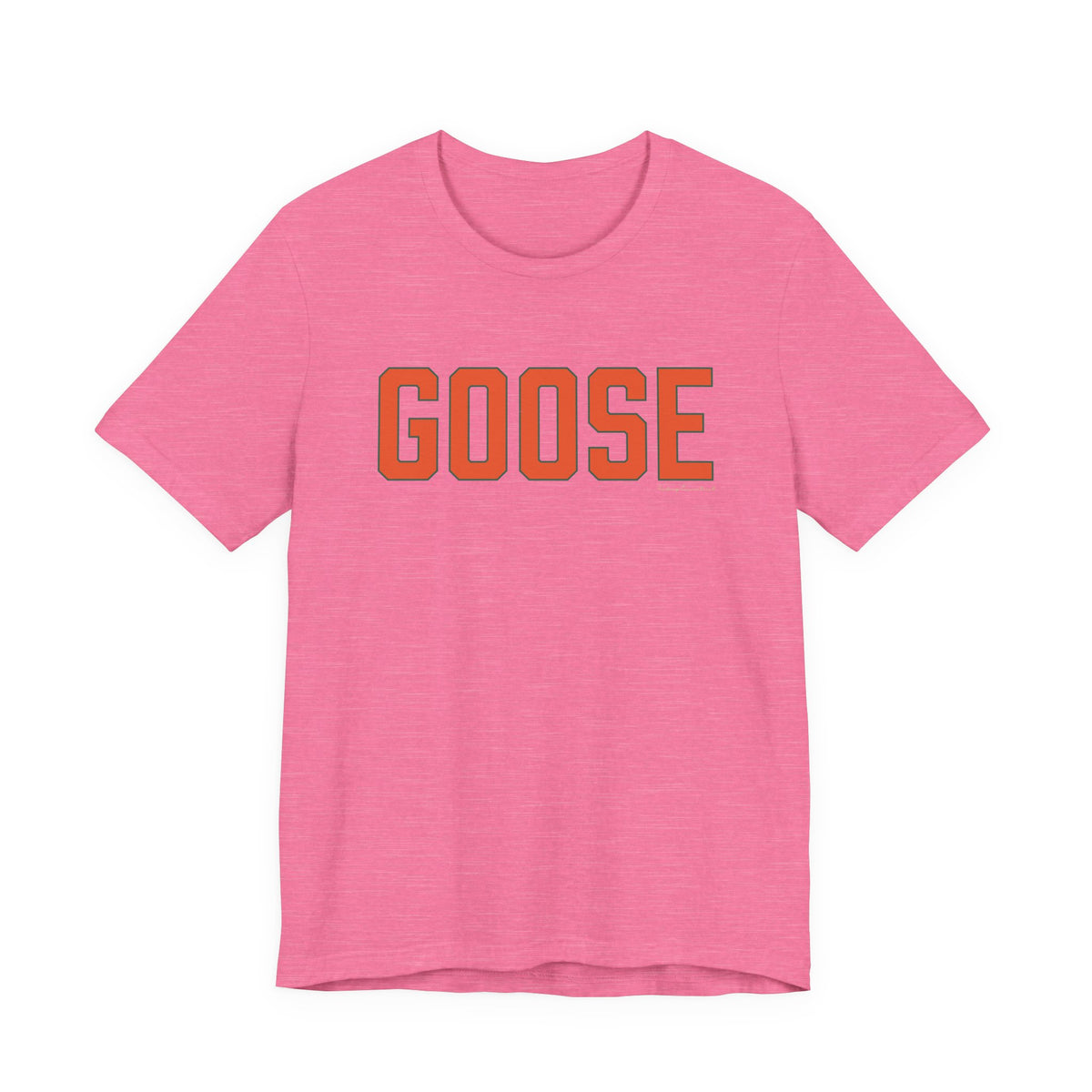 Goose Zip Code Orange & Green Unisex Jersey Short Sleeve T-Shirt