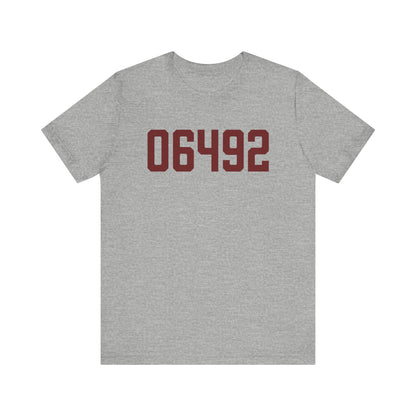 06492 Wallingford Connecticut Zip Code Unisex Jersey Short Sleeve T-Shirt