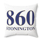 860 Stonington Spun Polyester Square Pillow
