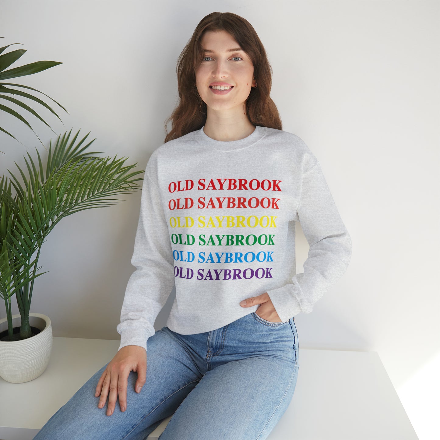 Old Saybrook Pride Unisex Heavy Blend™ Crewneck Sweatshirt