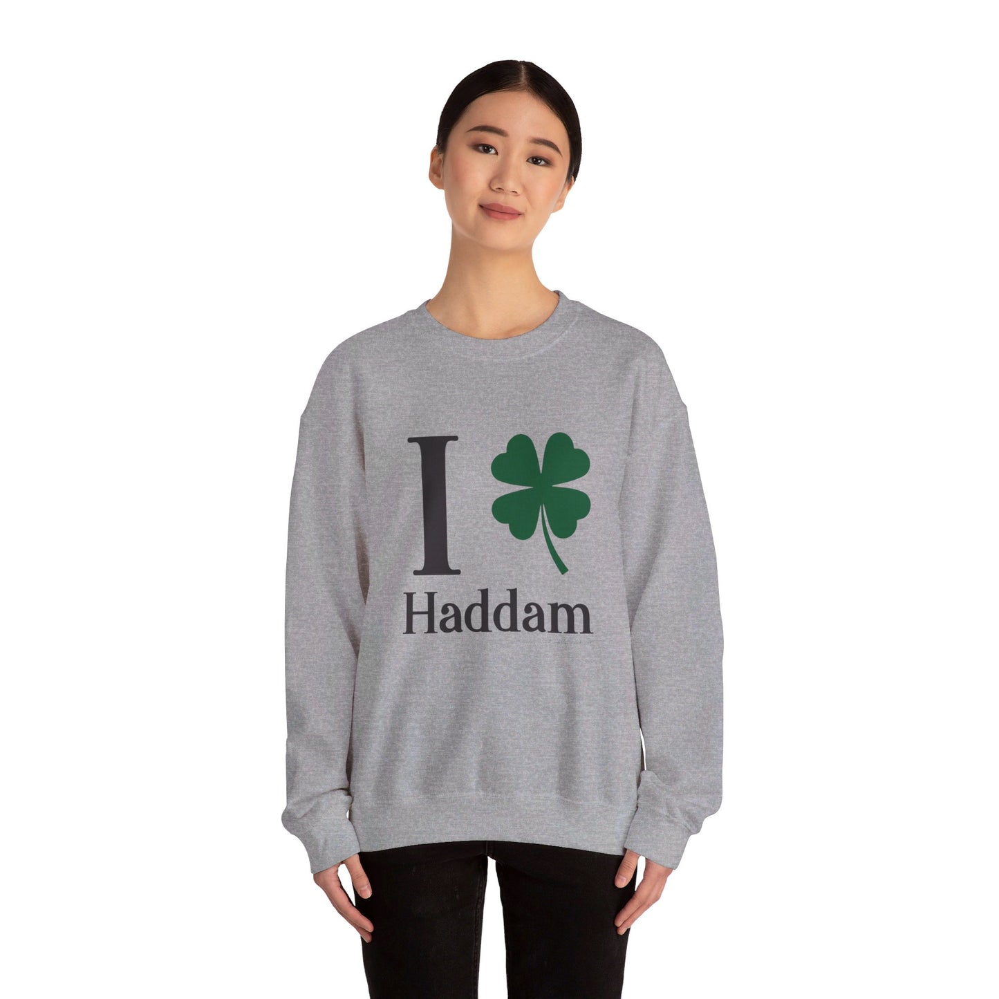 I Clover Haddam Unisex Heavy Blend™ Crewneck Sweatshirt