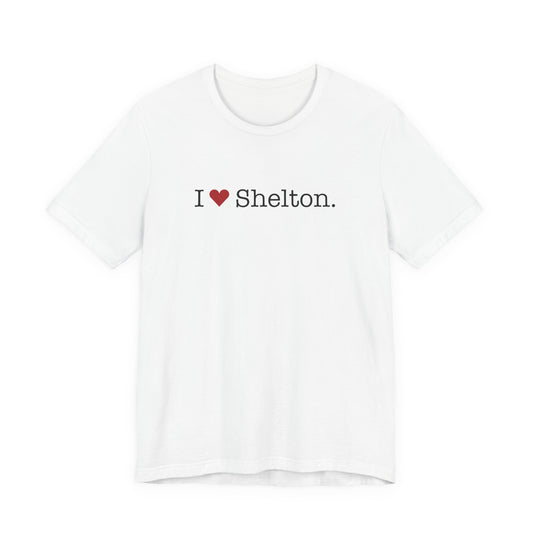 I Heart Shelton. Unisex Jersey Short Sleeve T-Shirt
