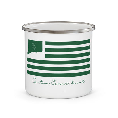 Canton St. Patrick’s Day Flag Enamel Camping Mug