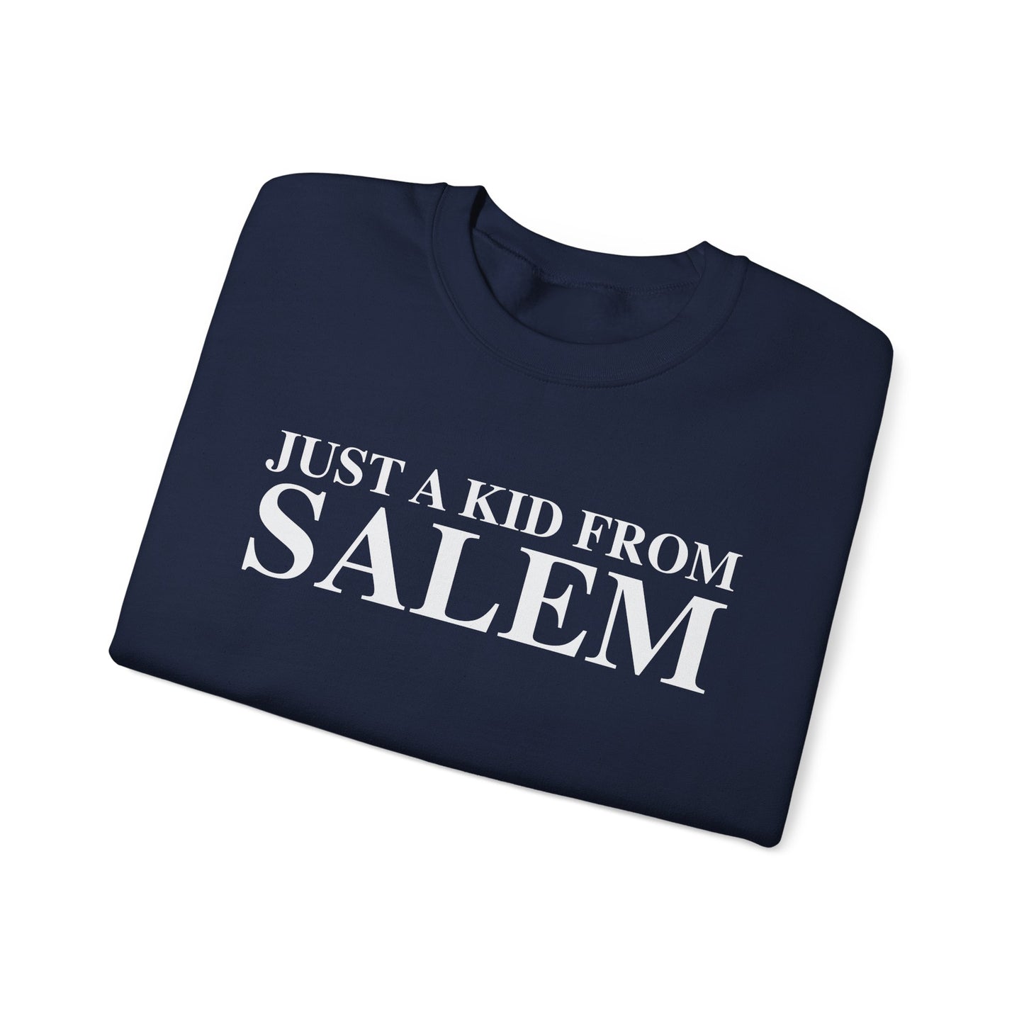 Just a kid from Salem Unisex Heavy Blend™ Crewneck Sweatshirt
