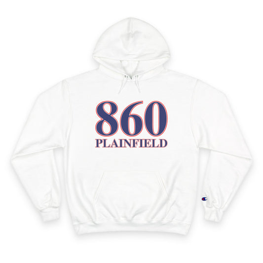 860 Plainfield Red, White & Blue Champion Hoodie