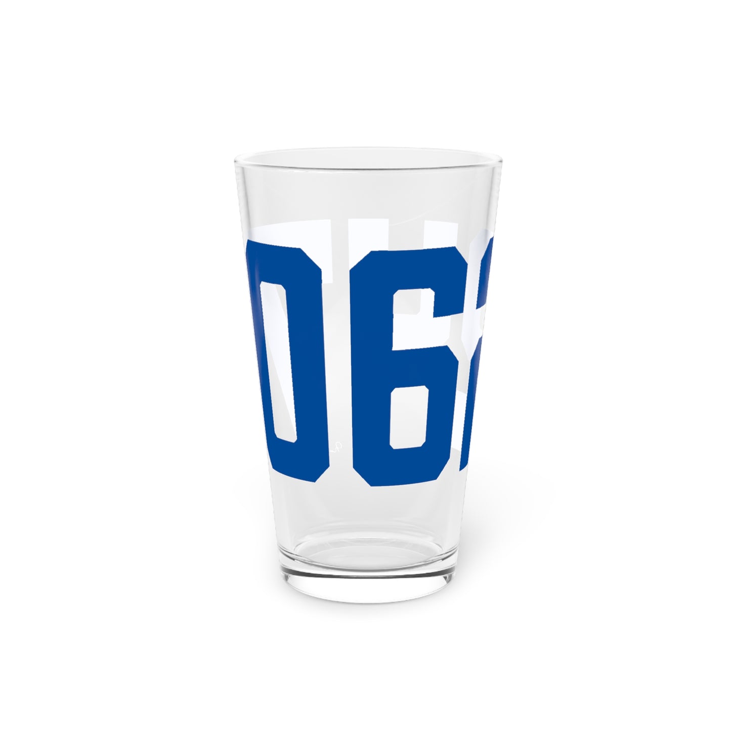 06247 Hampton Connecticut Zip Code Pint Glass, 16oz