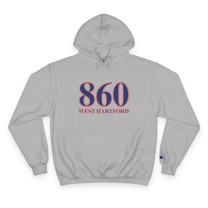 860 West Hartford Red White & Blue Champion Hoodie