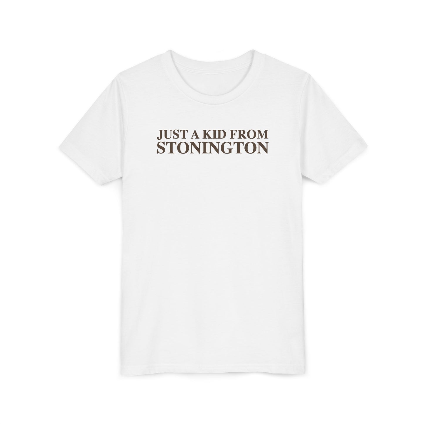 Just a kid from Stonington Youth Short Sleeve T-Shirt