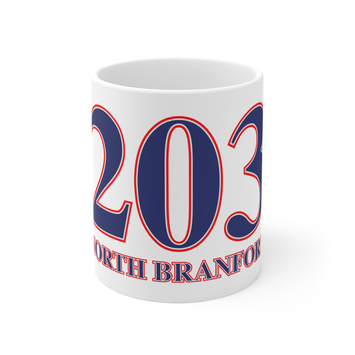 North Branford Red, White & Blue Mug 11oz