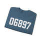 06897 Wilton CT Zip Code Unisex Heavy Blend™ Crewneck Sweatshirt