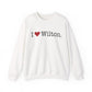 I Heart Wilton. Unisex Heavy Blend™ Crewneck Sweatshirt