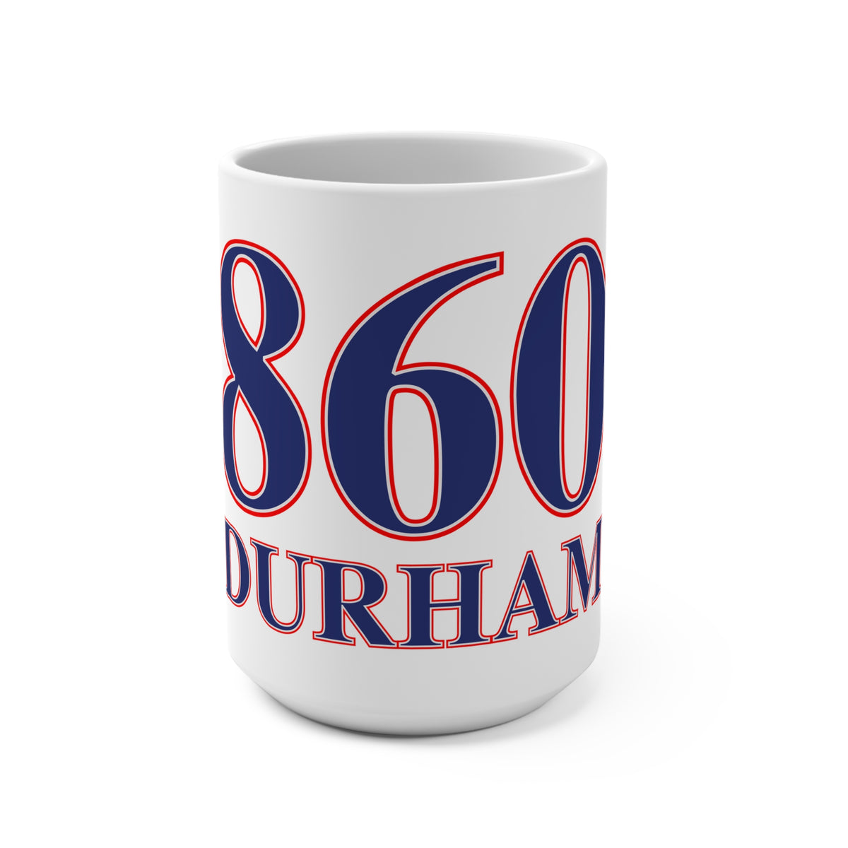 860 Durham Red, White & Blue Mug 15oz