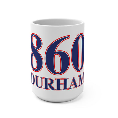 860 Durham Red, White & Blue Mug 15oz
