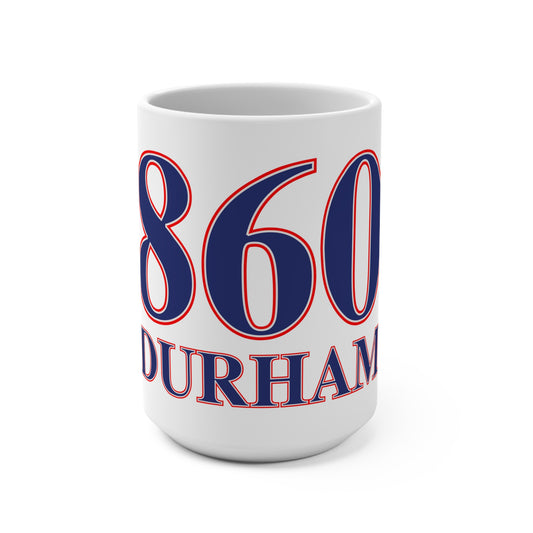 860 Durham Red, White & Blue Mug 15oz