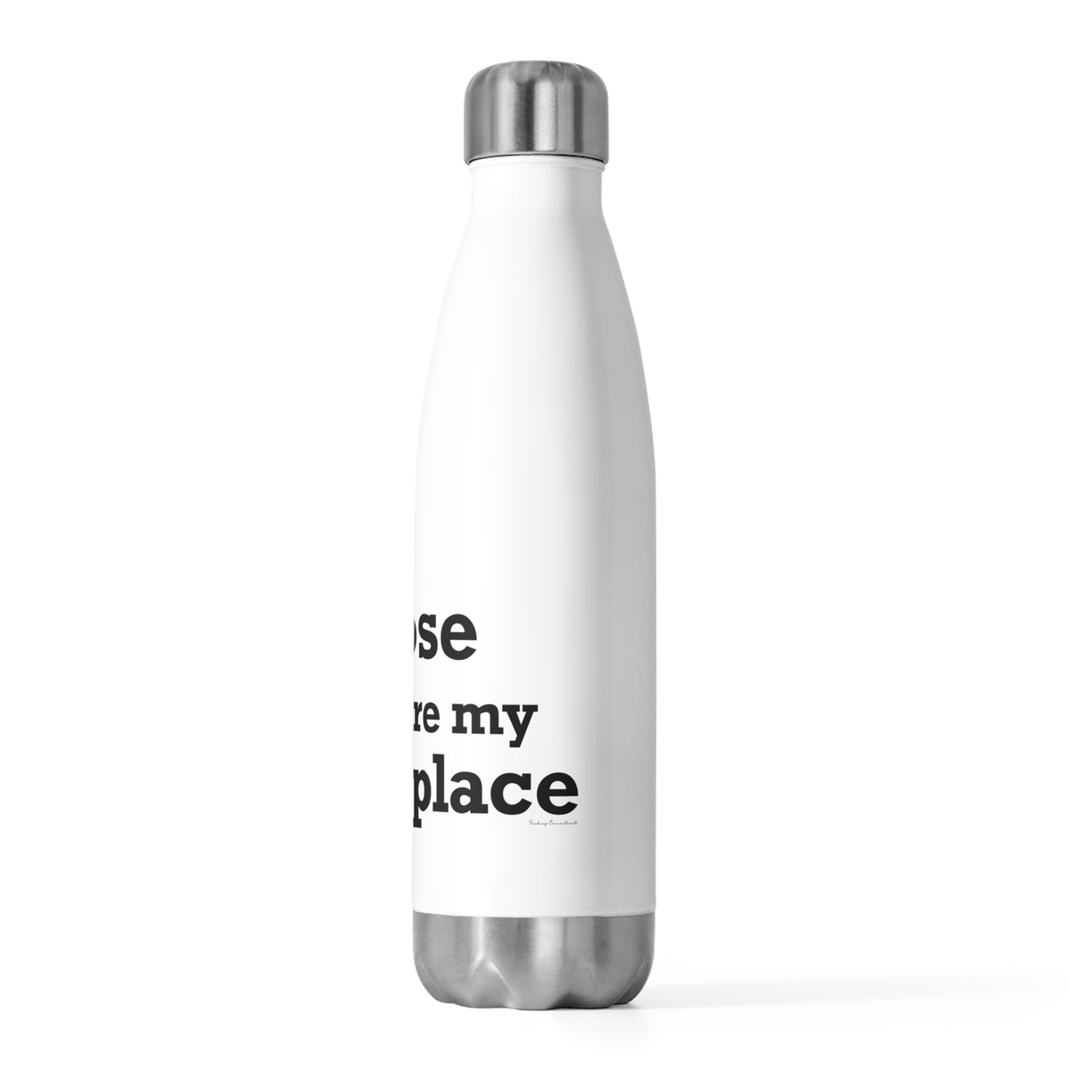 Goose Shows Are My Happy Place - Black 20oz Insulated Bottle