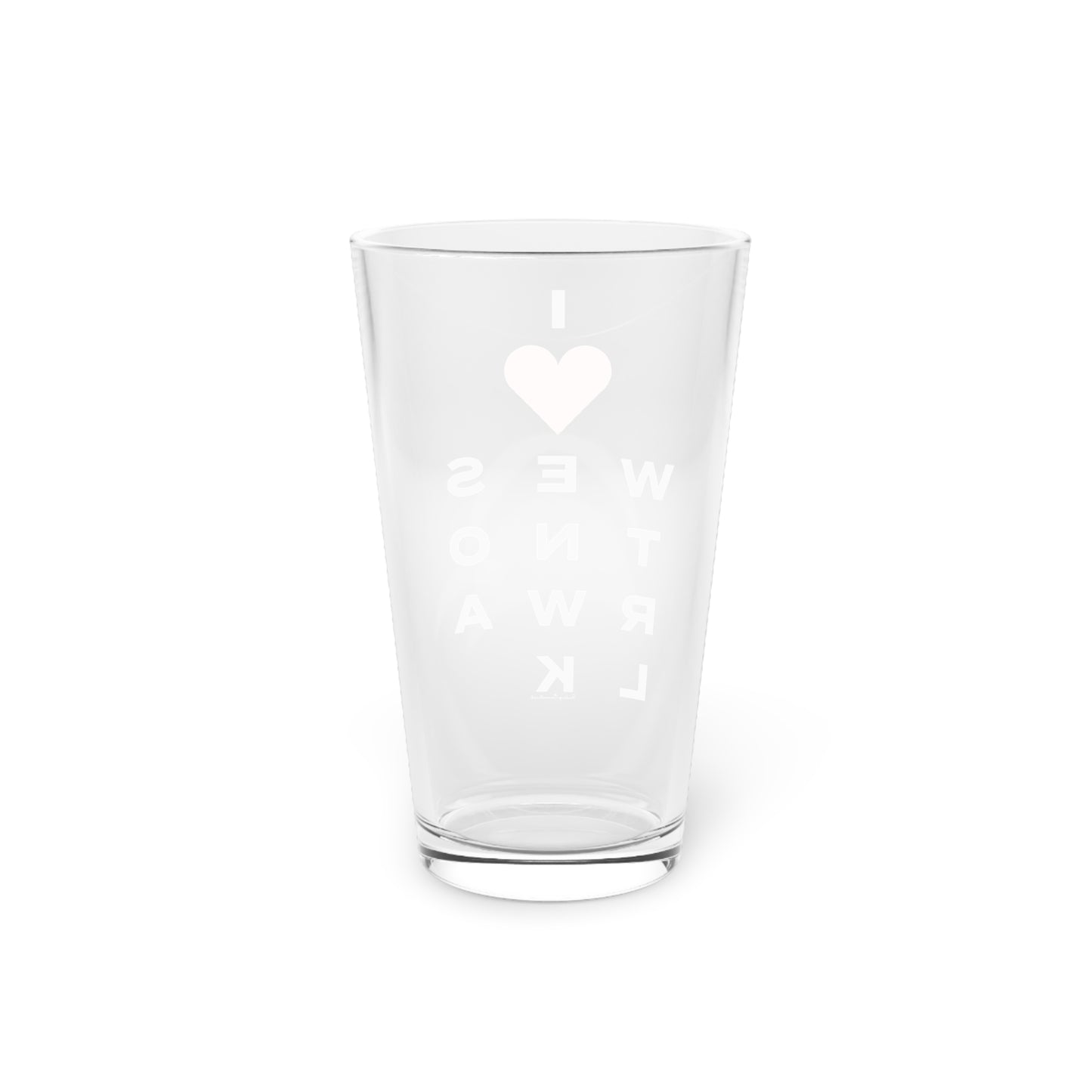 West Norwalk Vision Pint Glass, 16oz
