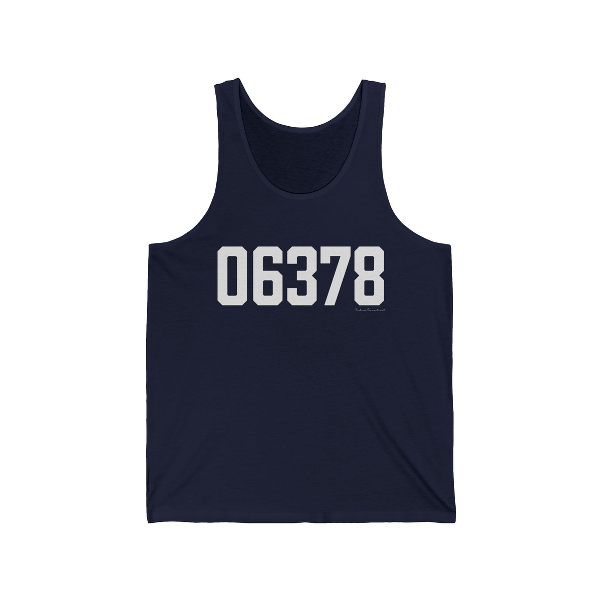 06378 Sprague CT Zip Code Unisex Jersey Tank Top