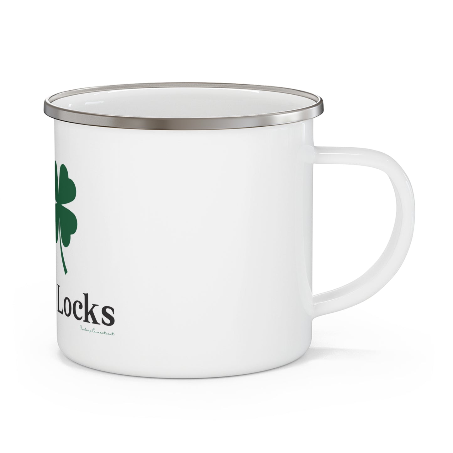 I Clover Windsor Locks Enamel Camping Mug