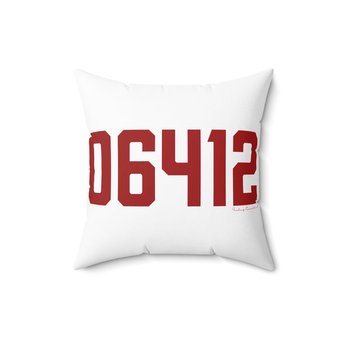 06412 Chester Connecticut Zip Code Spun Polyester Square Pillow