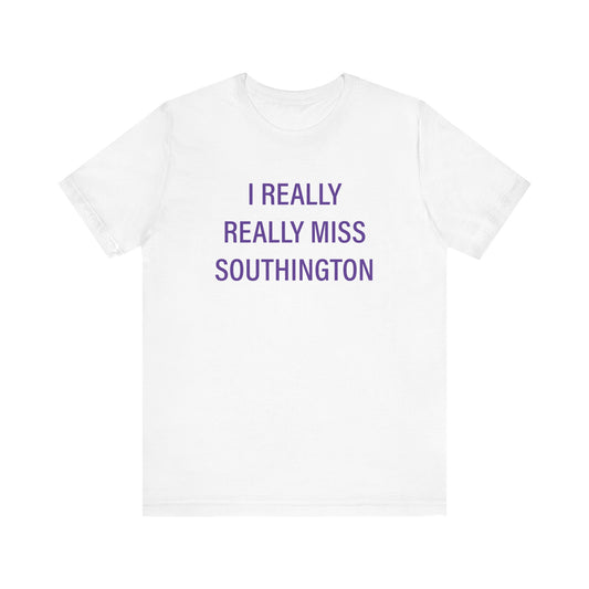 I Really Really Miss Southington Unisex Jersey Short Sleeve Tee