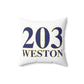 203 Weston Spun Polyester Square Pillow