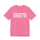 06076 Union CT Zip Code Unisex Jersey Short Sleeve T-Shirt