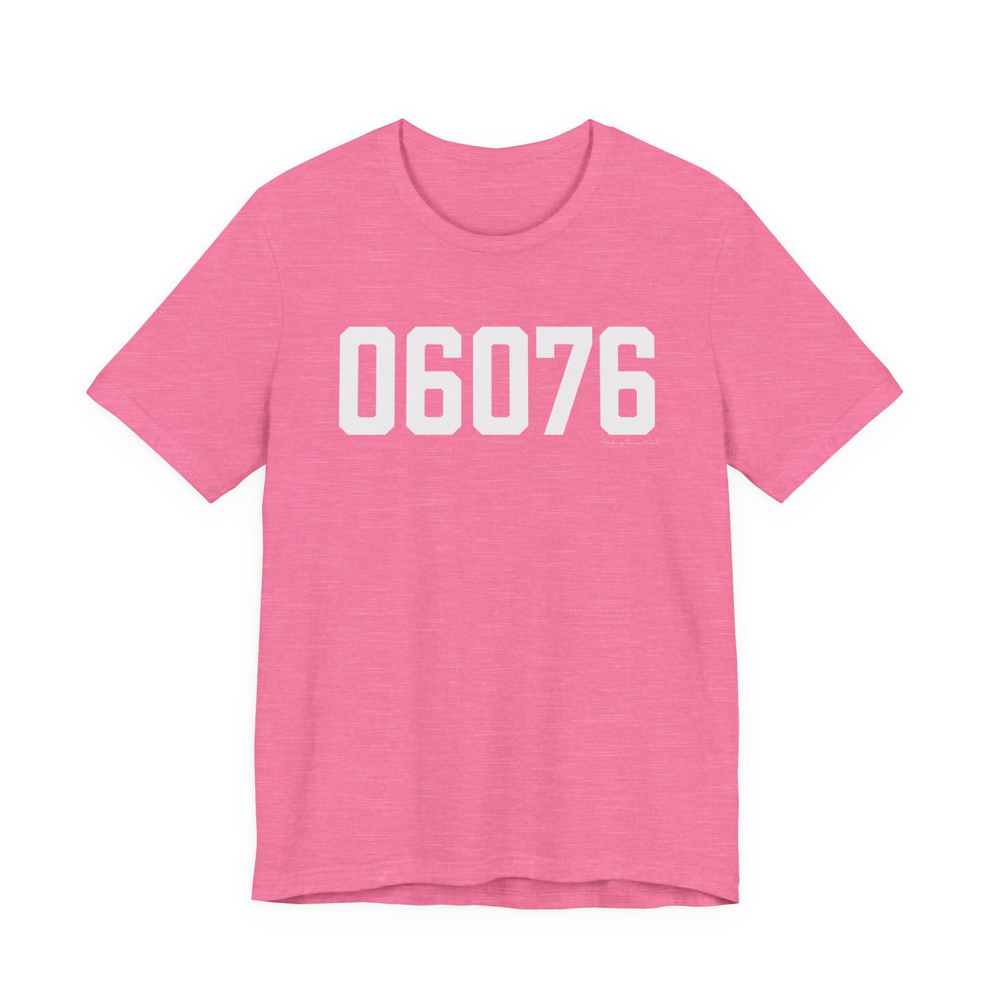 06076 Union CT Zip Code Unisex Jersey Short Sleeve T-Shirt