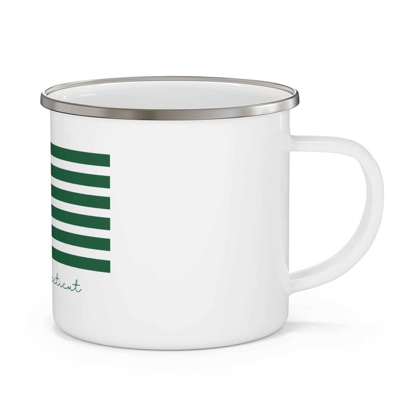 Easton Connecticut St Patrick’s Day Flag  Enamel Camping Mug