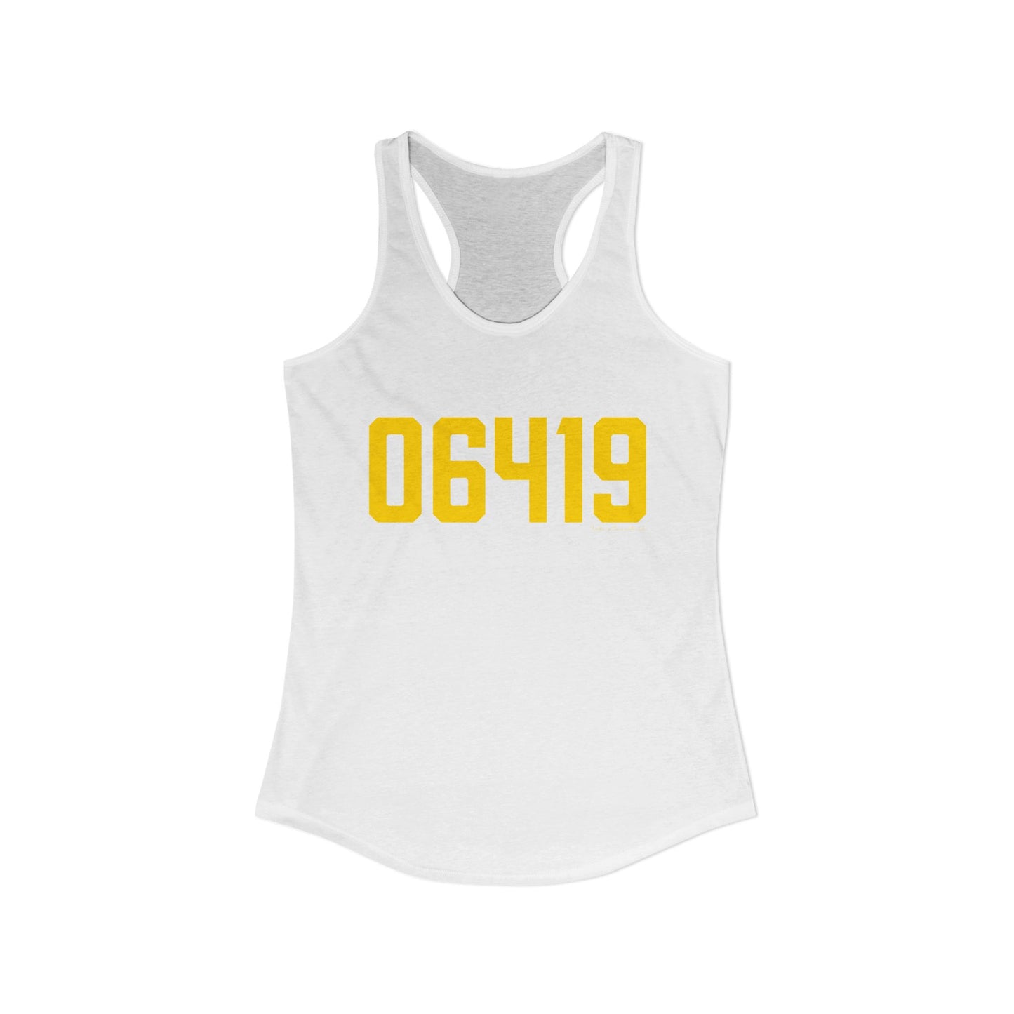 06419 Killingworth Connecticut Zip Code Women's Ideal Racerback Tank Top