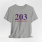 203 North Haven Red White & Blue Unisex Jersey Short Sleeve T-Shirt