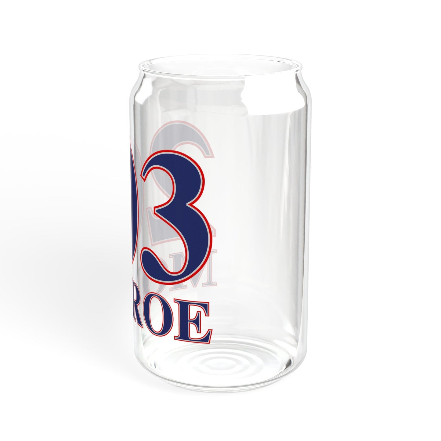 203 Monroe Red, White & Blue Sipper Glass, 16oz