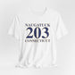 Naugatuck 203 Connecticut Unisex Jersey Short Sleeve Tee