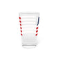 Stafford Connecticut Flag Pint Glass, 16oz