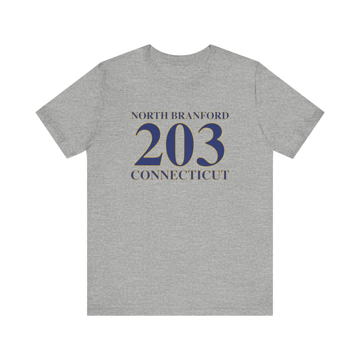 North Branford 203 Connecticut Jersey Short Sleeve T-Shirt