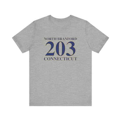 North Branford 203 Connecticut Jersey Short Sleeve T-Shirt