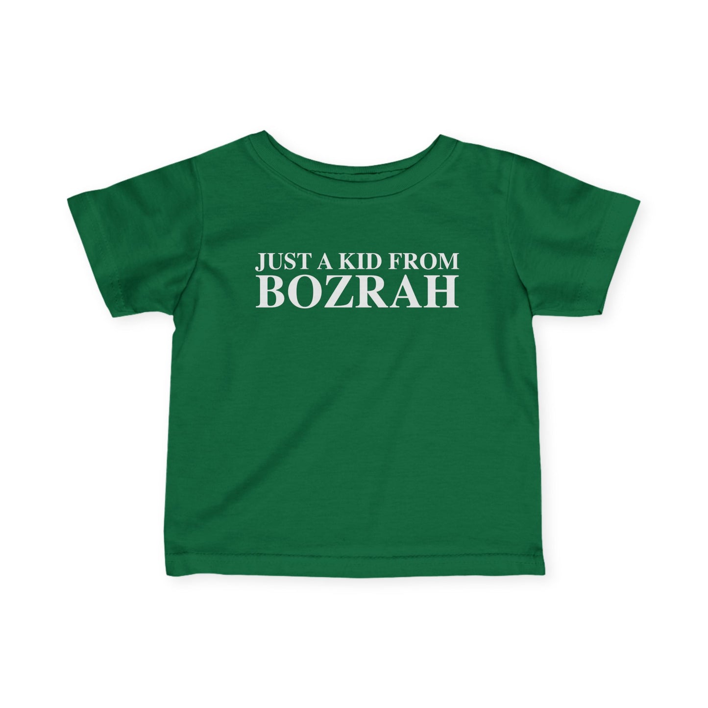 Just a kid from Bozrah Infant Fine Jersey T-Shirt