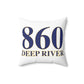 860 Deep River Spun Polyester Square Pillow